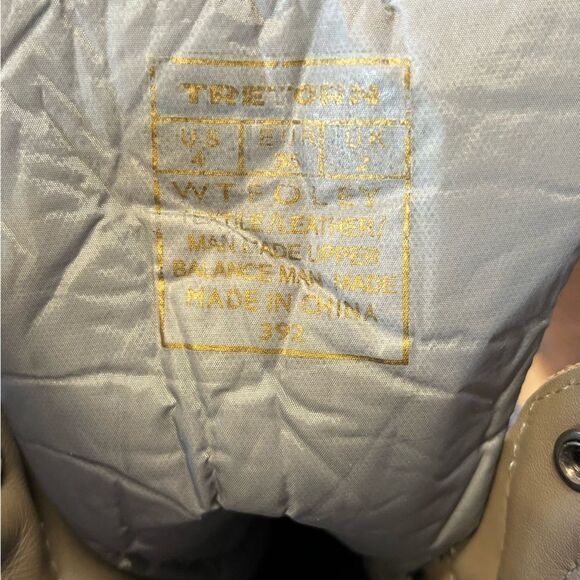 Tretorn | Faux Leather Ankle Gray Foley Lace Up Boots Girls 4 - Picture 7 of 8